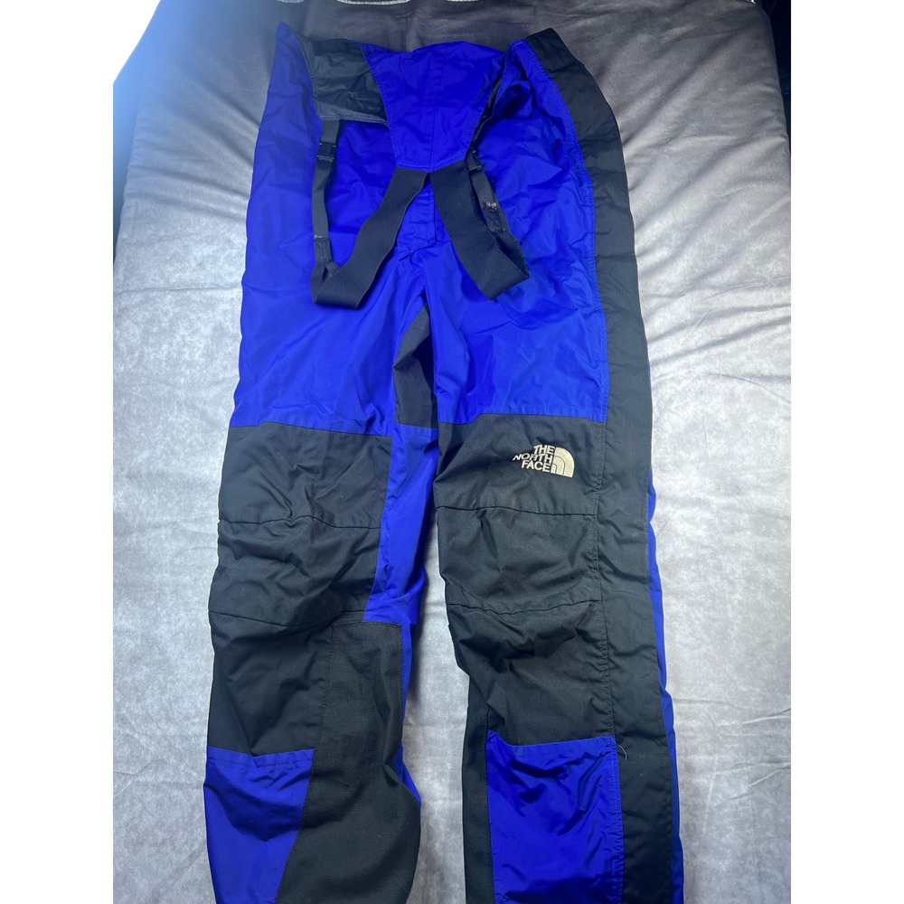 The North Face Ski Bibs Mens Medium Blue Black Gore-Tex Vintage Made in USA